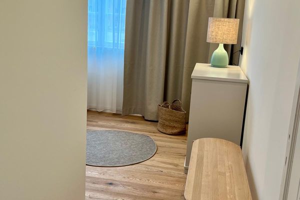  Fährmanns Hüs Wohnung Achterdeck Nebel - Schlafzimmer