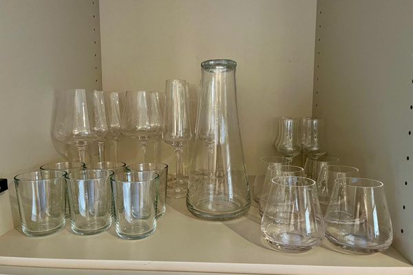  Fährmanns Hüs Wohnung Achterdeck Nebel - Küche / Küchenzeile