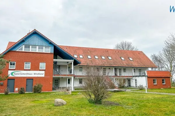 Hauptansicht Haus Windland Ferienwohnung Boddenblick