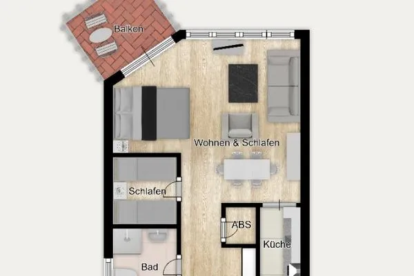 Grundriss Ferienhaus Seeblick Ferienwohnung 28