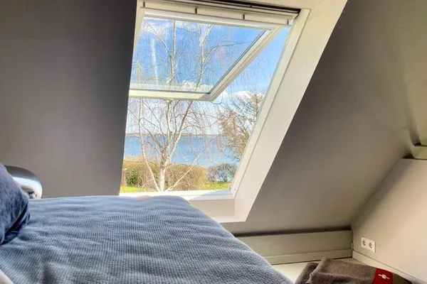 Meerblick aus der Galerie über dem Wohnbereich  Haifischsieben