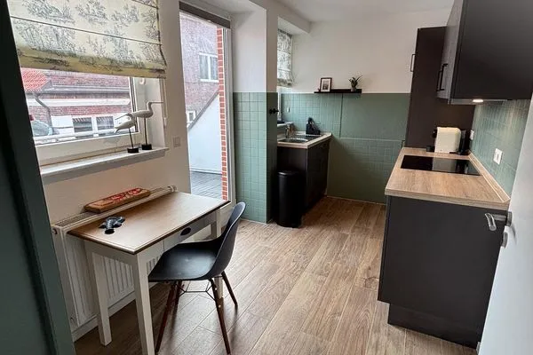 Küche / Küchenzeile Haus Nordstern Ferienwohnung Hummerhütte