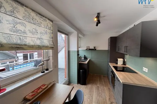 Küche / Küchenzeile Haus Nordstern Ferienwohnung Hummerhütte