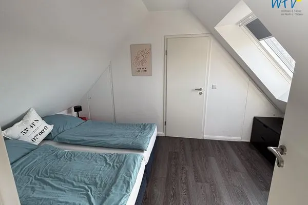 Schlafzimmer Haus Nordstern Ferienwohnung Hummerhütte