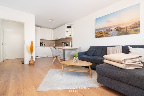  FeWo Koralle Laboe - Wohnzimmer