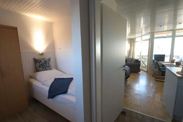 Schlafzimmer  Ferienwohnung Strandperle