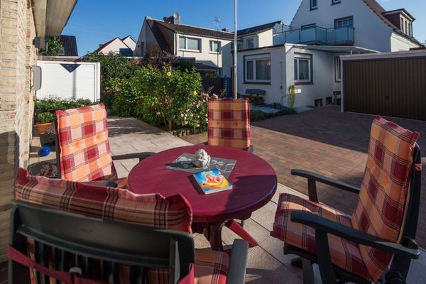  Ferienwohnung Mühle Norderney - Terrasse