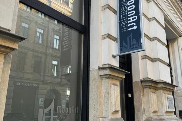 Fassade / Eingang  Appartement-Loft "Moonart" Leipzig-Zentrum