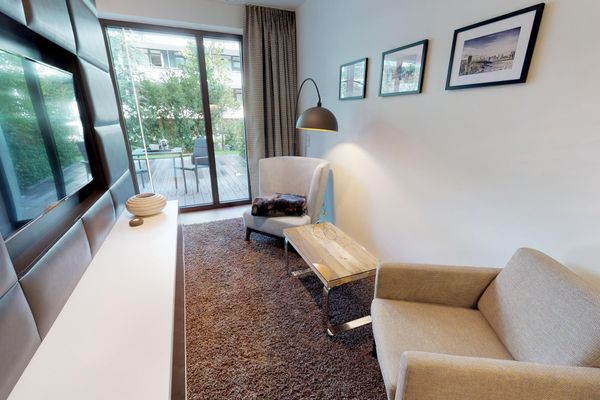 Luxusapartment nahe dem Strand – Erdgeschoss mit Terrasse