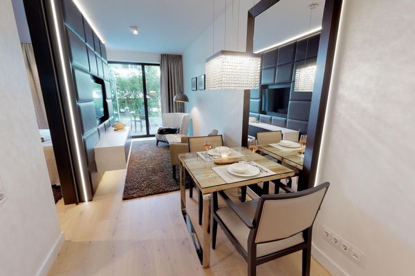 Luxusapartment nahe dem Strand – Erdgeschoss mit Terrasse