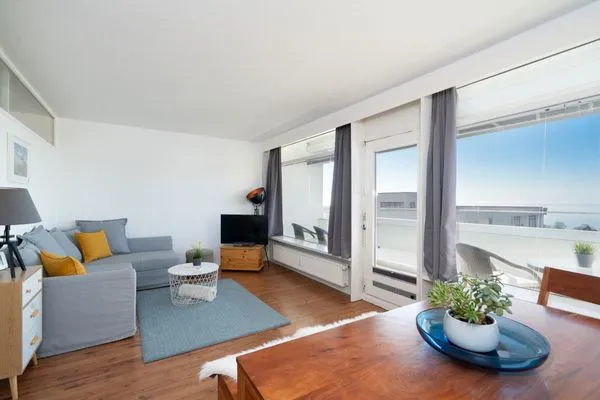 Wohnzimmer Panoramic Leuchtturm-Loft
