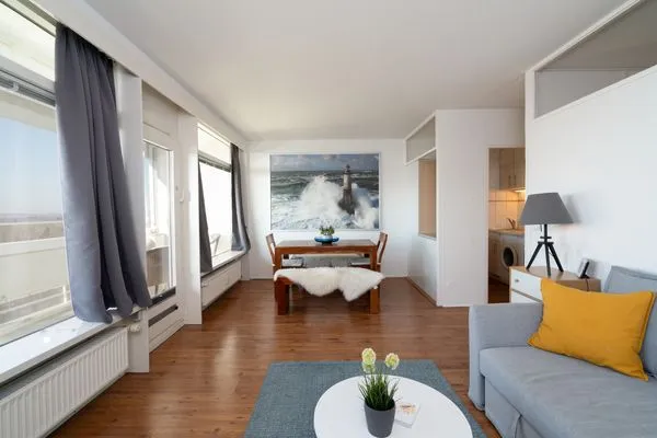 Wohnzimmer Panoramic Leuchtturm-Loft