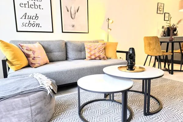 Wohnzimmer  Lieblingssuite am Strand