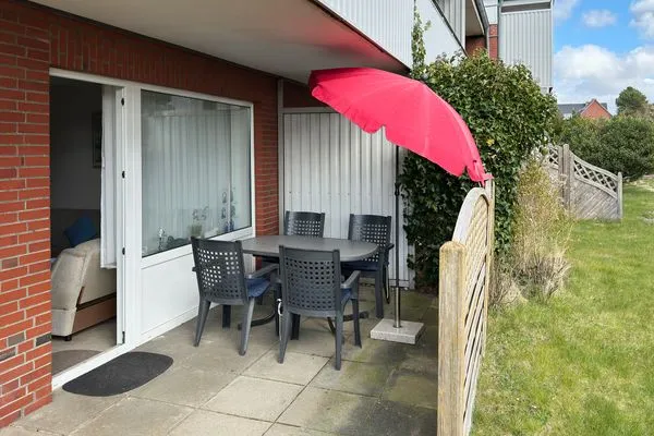 Terrasse Seeanemone Ferienwohnung "Gerding"