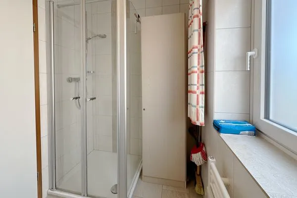 Badezimmer Seeanemone Ferienwohnung "Gerding"