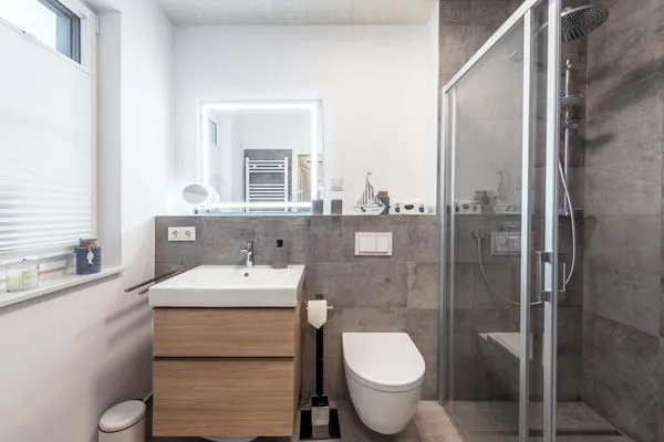 Ferienhaus Ostseetraum Fuhlendorf - Badezimmer  Ostseetraum