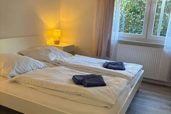 Schlafzimmer Villa Düna Ferienwohnung 2