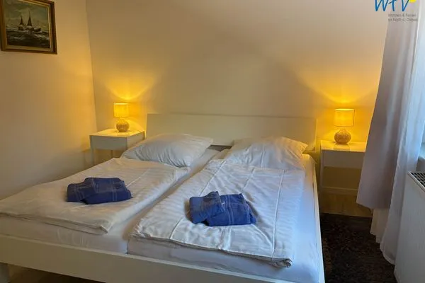 Schlafzimmer Villa Düna Ferienwohnung 2