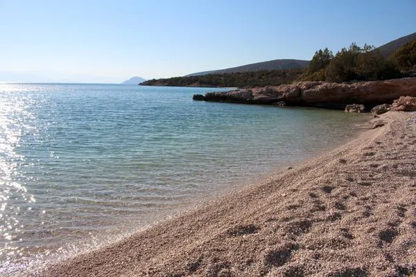 Beach near the Myrto and Irida villas