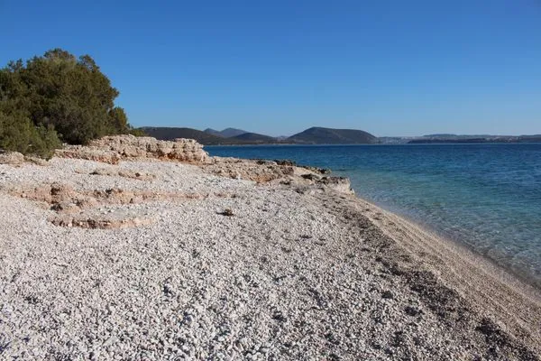 Beach near the Myrto and Irida villas