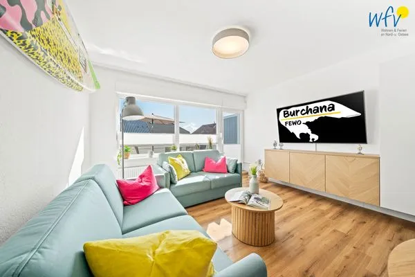 Wohnzimmer Haus Dortmund Ferienwohnung Burchana