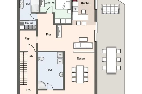 Buhne Buhne 2 SPO Ording - Grundriss