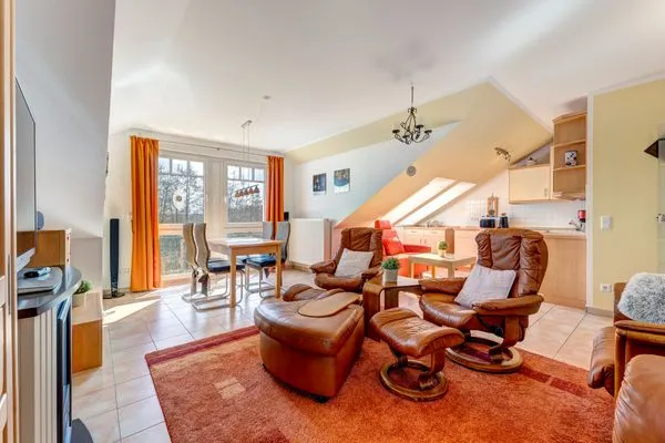 Wohnzimmer  Schloonseevillen, Whg. 19