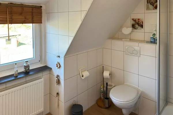 Badezimmer  Ferienwohnung *Otto´s Hüs"