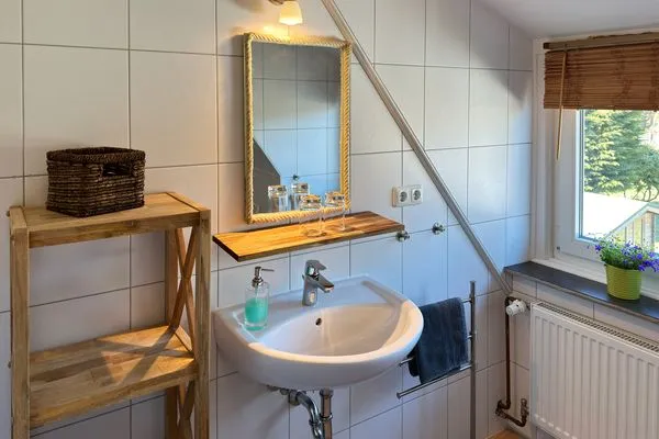 Badezimmer  Ferienwohnung *Otto´s Hüs"