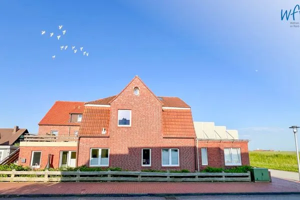 Hauptansicht Haus Süderoog Ferienwohnung Vördör