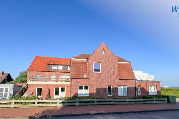 Hauptansicht Haus Süderoog Ferienwohnung Vördör