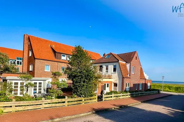 Hauptansicht Haus Süderoog Ferienwohnung Vördör