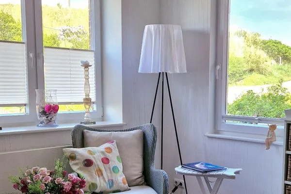 Wohnzimmer Haus Süderoog Ferienwohnung Achterdör