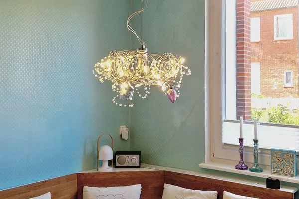 Wohnzimmer Haus Süderoog Ferienwohnung Achterdör