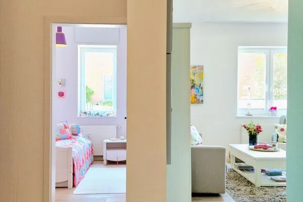 Flur Haus Süderoog Ferienwohnung Achterdör