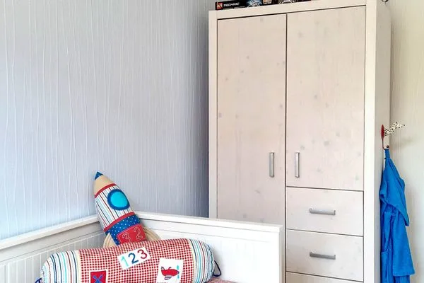 Schlafzimmer Haus Süderoog Ferienwohnung Achterdör