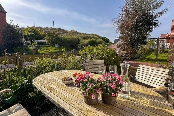 Terrasse Haus Süderoog Ferienwohnung Achterdör
