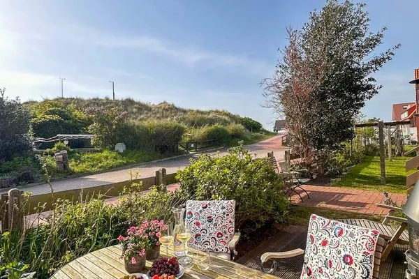 Terrasse Haus Süderoog Ferienwohnung Achterdör