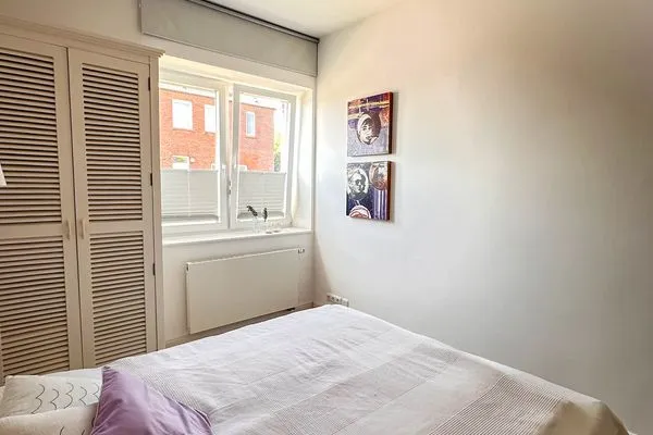 Schlafzimmer Haus Süderoog Ferienwohnung Achterdör