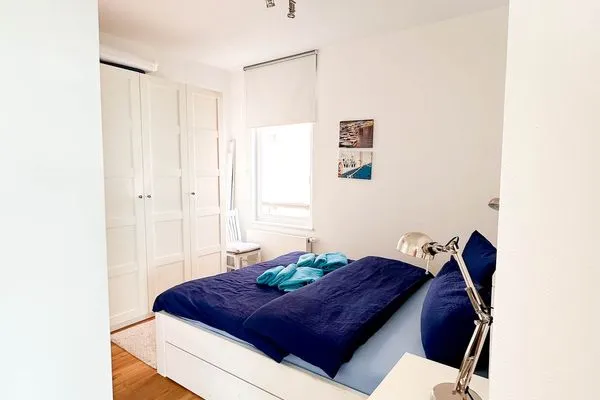 Schlafzimmer Haus Süderoog Ferienwohnung Vördör