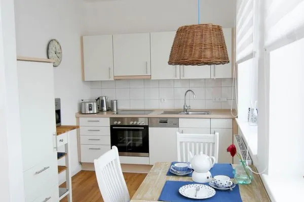 Küche / Küchenzeile Haus Süderoog Ferienwohnung Vördör