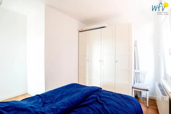 Schlafzimmer Haus Süderoog Ferienwohnung Vördör