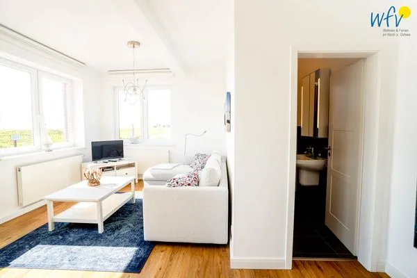 Wohnzimmer Haus Süderoog Ferienwohnung Vördör