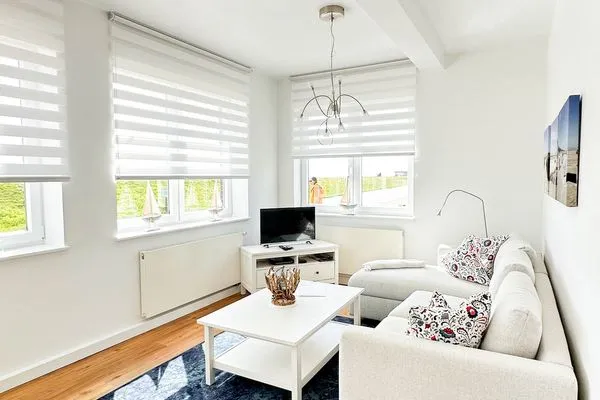 Wohnzimmer Haus Süderoog Ferienwohnung Vördör