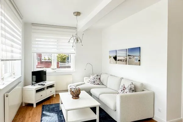 Wohnzimmer Haus Süderoog Ferienwohnung Vördör