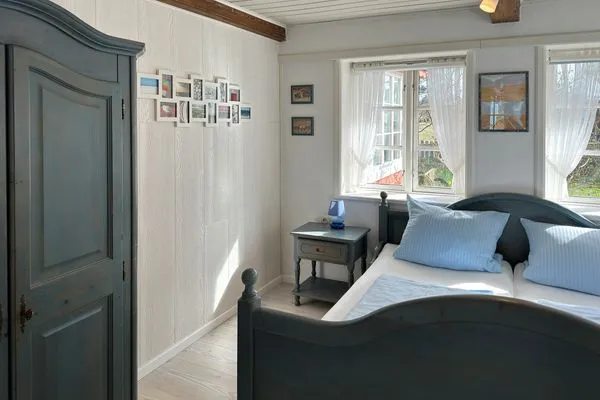 Schlafzimmer Hüs Sanskiin Ferienwohnung *Aawerkant*