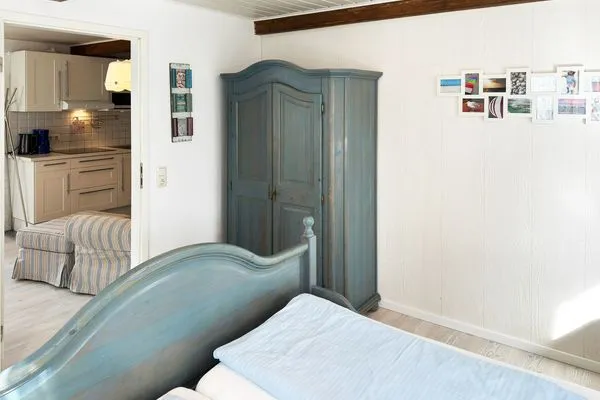 Schlafzimmer Hüs Sanskiin Ferienwohnung *Aawerkant*