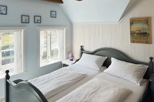 Schlafzimmer Hüs Sanskiin Ferienwohnung *Driiwholt*