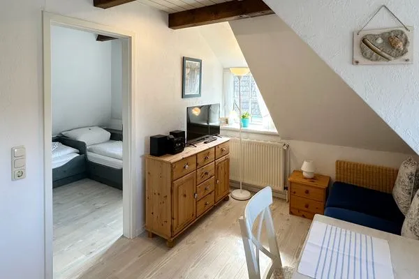 Wohnzimmer Hüs Sanskiin Ferienwohnung *Eerdglüper*