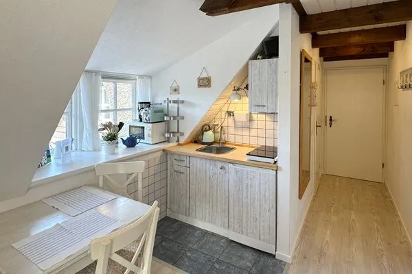 Küche / Küchenzeile Hüs Sanskiin Ferienwohnung *Eerdglüper*